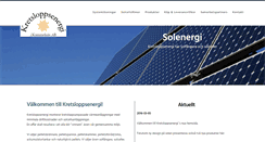 Desktop Screenshot of kretsloppsenergi.com